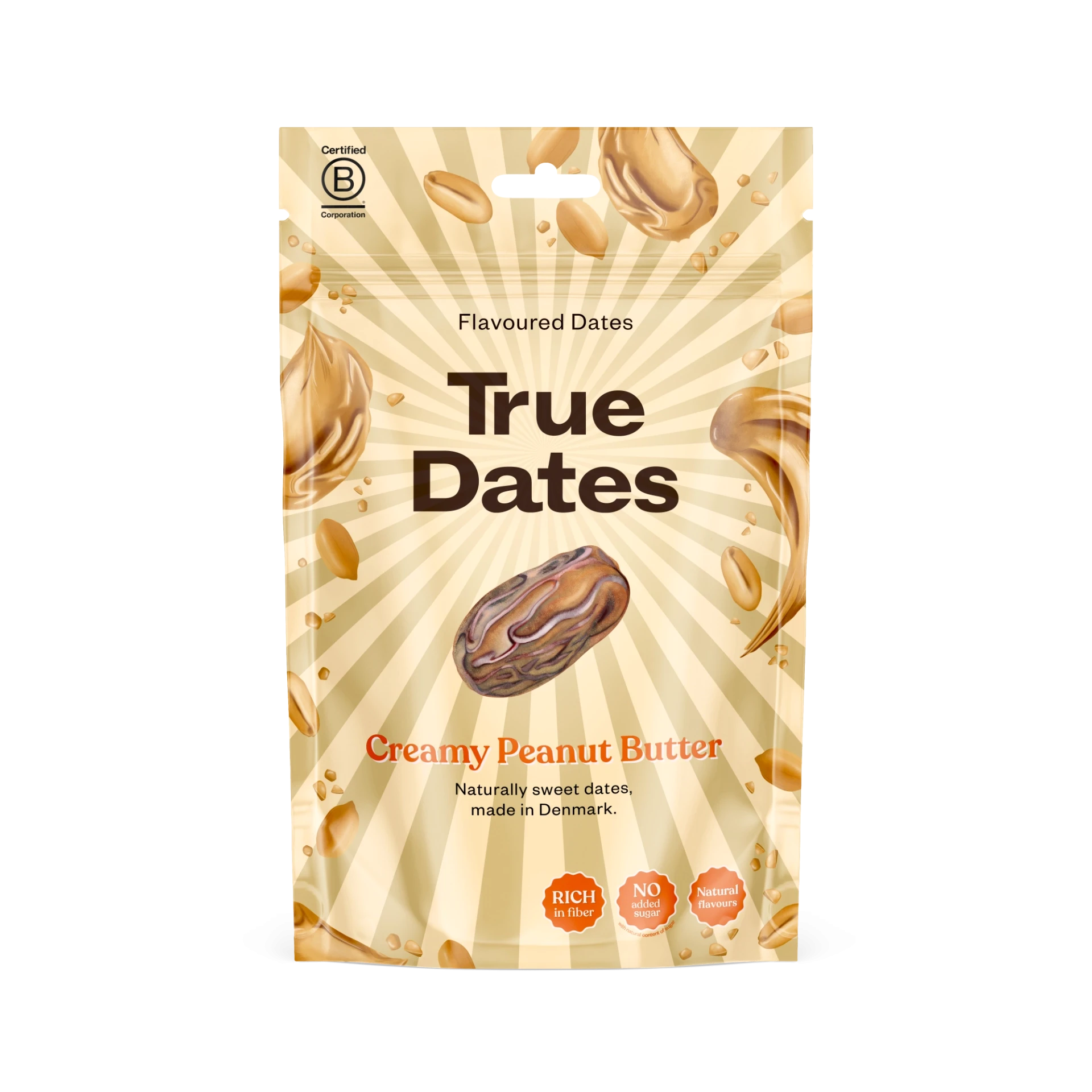 True Dates Creamy Peanut Butter-Χουρμάδες με Γεύση Κρεμώδες Φυστικοβούτυρο 100γρ
